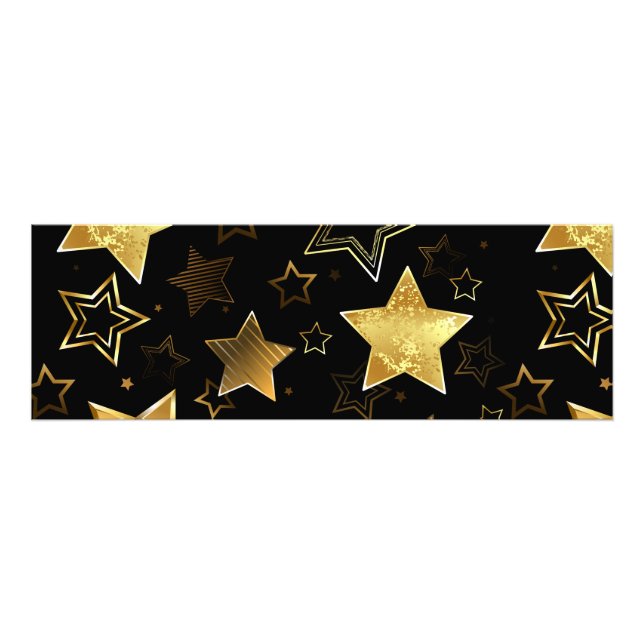 Foto Patrón sin foco con las estrellas doradas (Frente)