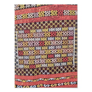 Foto Patrón textil tradicional vibrante