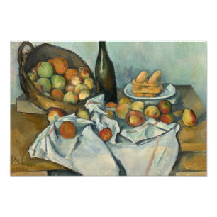 Foto Paul Cezanne - La canasta de manzanas