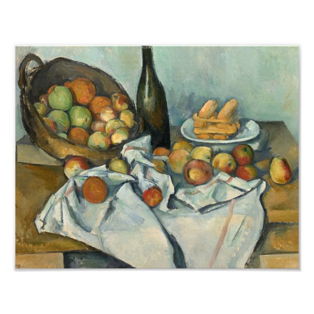 Foto Paul Cezanne - La canasta de manzanas (Frente)