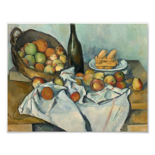Foto Paul Cezanne - La canasta de manzanas (Frente)