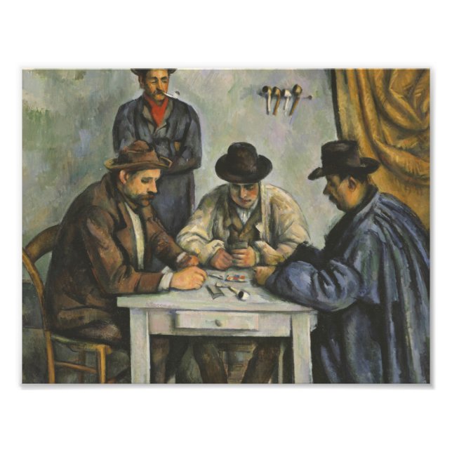 Foto Paul Cezanne - Los jugadores de cartas (Frente)