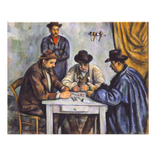 Foto Paul Cezanne - Los jugadores de cartas