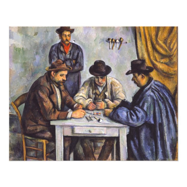 Foto Paul Cezanne - Los jugadores de cartas (Frente)