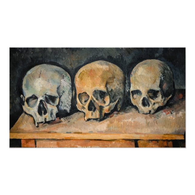 Foto Paul Cezanne - Los tres cráneos  (Frente)