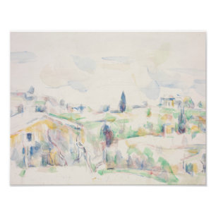 Foto Paul Cezanne - Paisaje en Provenza