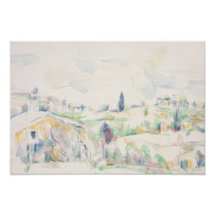 Foto Paul Cezanne - Paisaje en Provenza