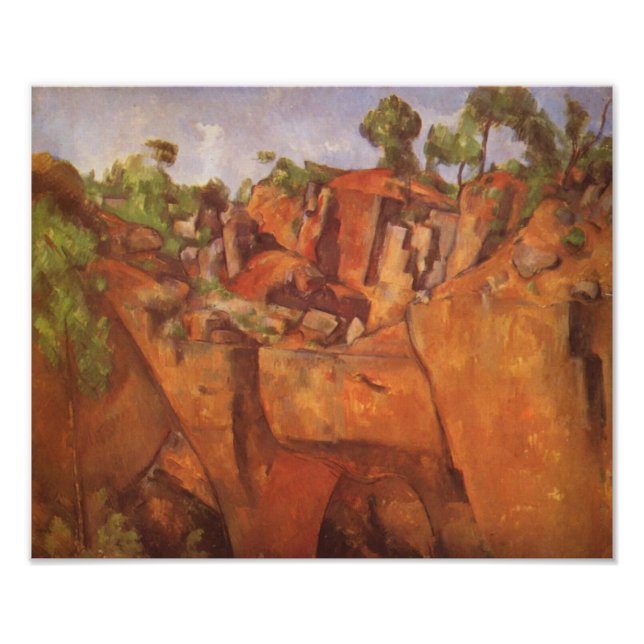 Foto Paul Cezanne Steinbruch Bibemus (Frente)