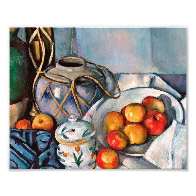 Foto Paul Cezanne - Todavía la vida con manzanas (Frente)