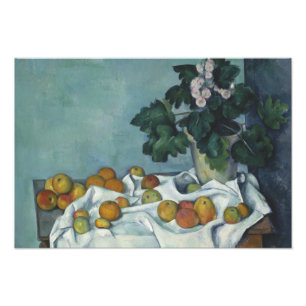 Foto Paul Cezanne - Todavía la vida con manzanas y una 
