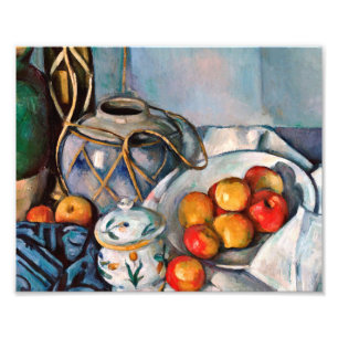 Foto Paul Cezanne - todavía vida con las manzanas