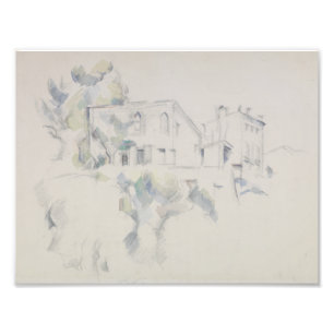 Foto Paul Cezanne - Vista del Chateau Noir