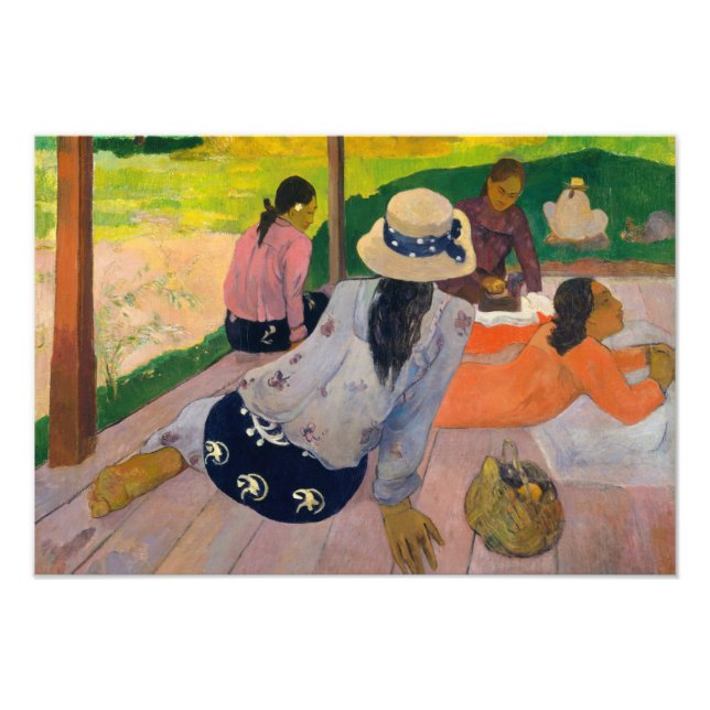 Foto Paul Gauguin - La siesta (Frente)