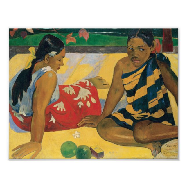 Foto Paul Gauguin - Parau Api. Noticias sobre qué (Frente)