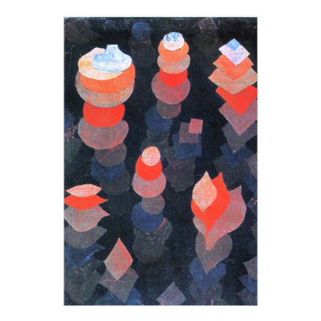 Foto Paul Klee - Crecimiento de las plantas nocturnas (Frente)
