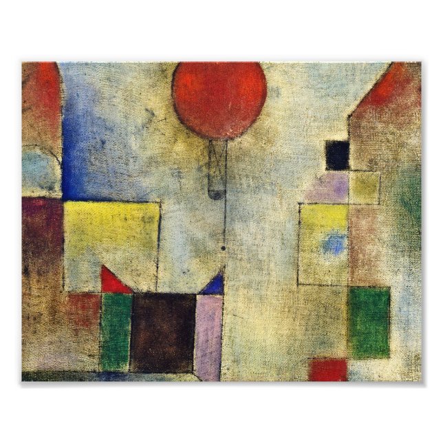 Foto Paul Klee - Globo Rojo (Frente)
