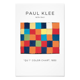 Foto Paul Klee, gráfico de color Qu 1, arte abstracto c