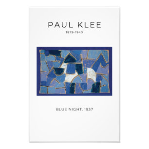 Foto Paul Klee, Noche Azul - Arte abstracto moderno