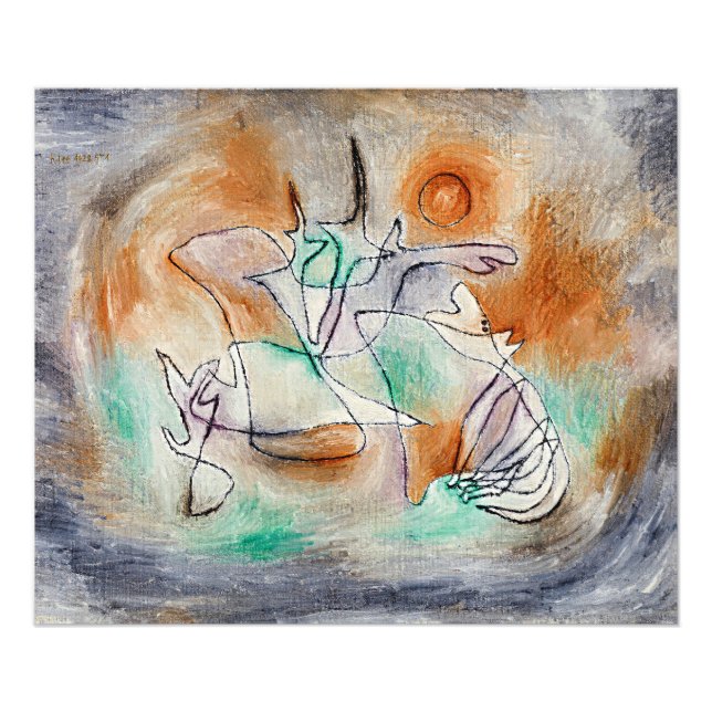 Foto Paul Klee - Perro Aullador, (Frente)