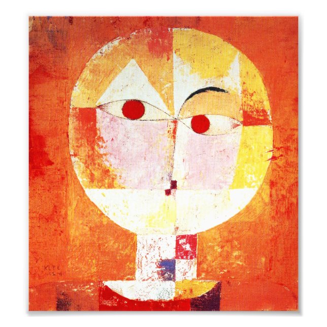 Foto Paul Klee Senecio Print (Frente)