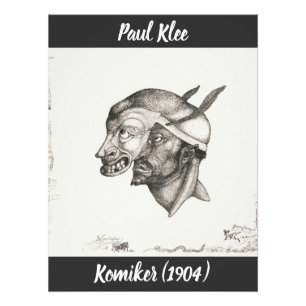 Foto Paul Klee Sketch Komiker (la máscara)