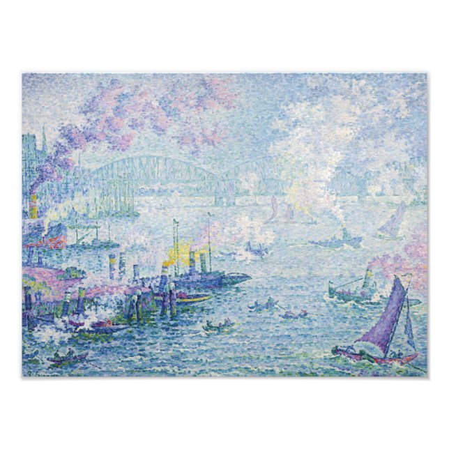 Foto Paul Signac - El puerto de Rotterdam (Frente)