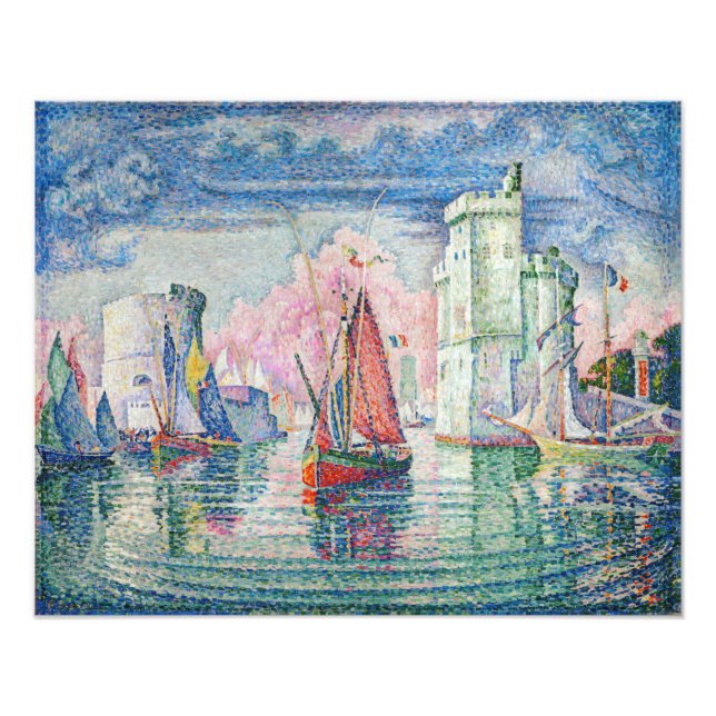 Foto Paul Signac - Entrada al puerto de La Rochelle (Frente)
