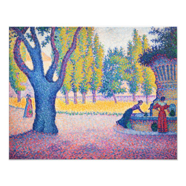 Foto Paul Signac - Fuente de los Lices, Saint-Tropez (Frente)