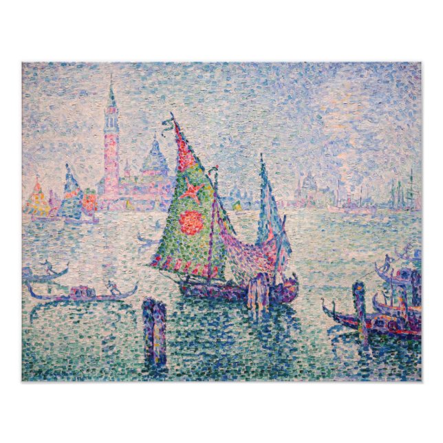 Foto Paul Signac - La vela verde (Frente)