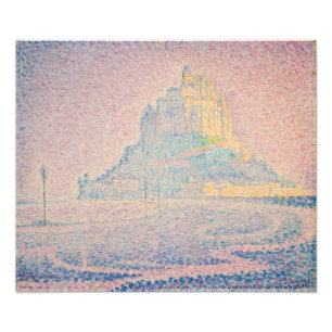 Foto Paul Signac - Mont Saint Michel, Niebla y Sol