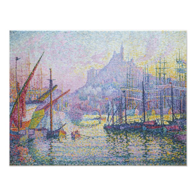 Foto Paul Signac - Notre-Dame-de-la-Garde, Marsella (Frente)
