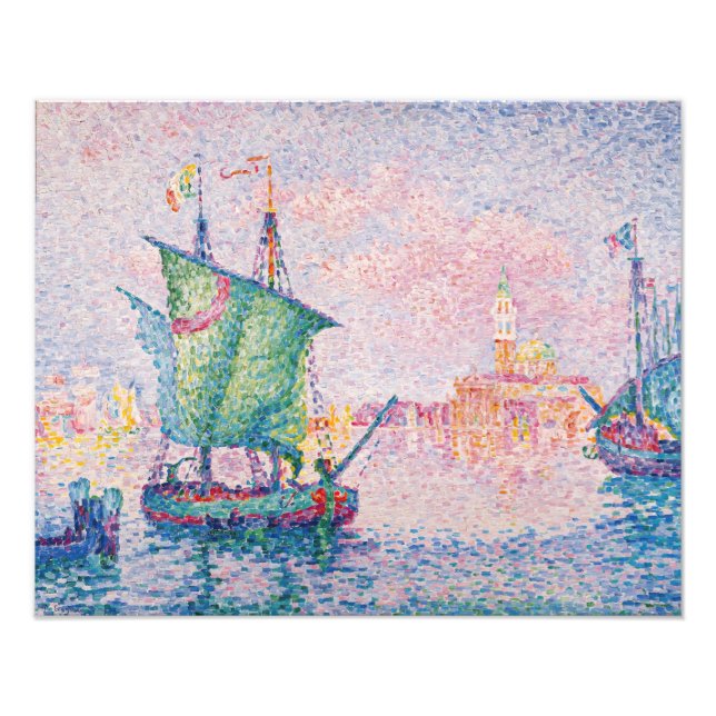 Foto Paul Signac - Venecia, la nube rosa (Frente)