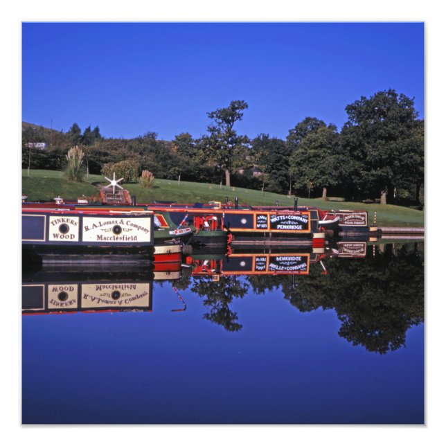 Foto Peak Forest Canal Derbyshire Inglaterra (Frente)
