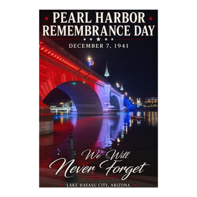 Foto Pearl Harbor Remembrance Day (Frente)
