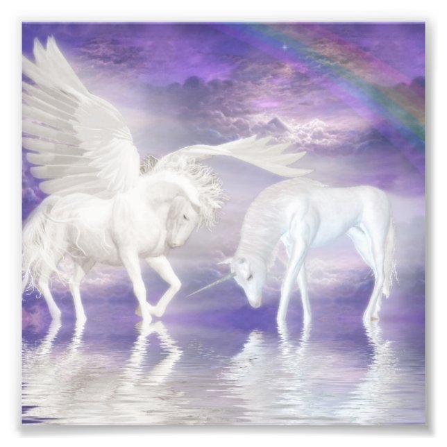 Foto Pegaso y unicornio (Frente)