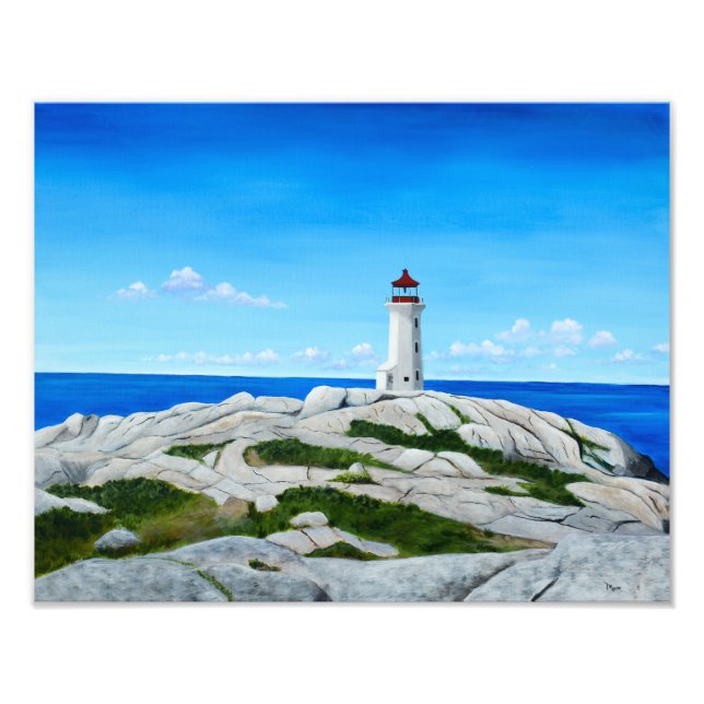Foto Peggy's Cove Nova Scotia Lighthouse (Frente)