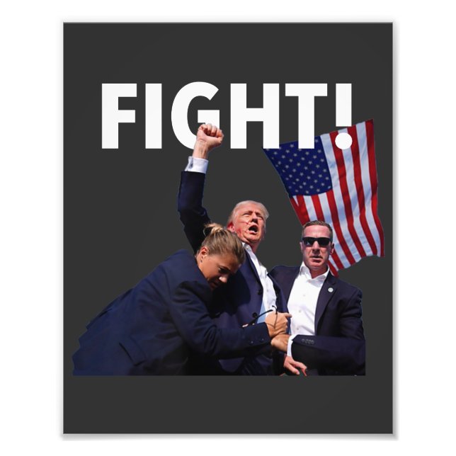 Foto Pelea contra Trump 2024 sobreviviente en manifesta (Frente)