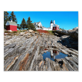 Foto Pemaquid Point Lighthouse Maine Photo Print