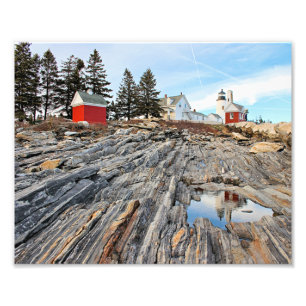 Foto Pemaquid Point Lighthouse Maine Photo Print