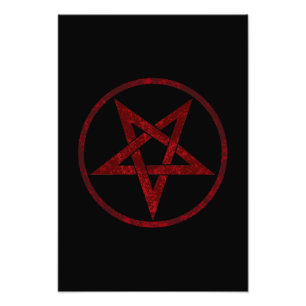 Foto Pentagram del diablo Rojo