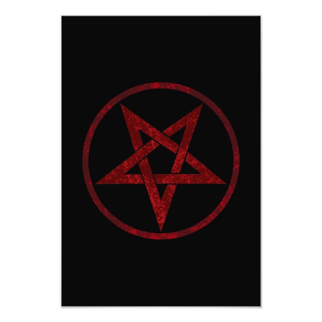 Foto Pentagram del diablo Rojo (Frente)