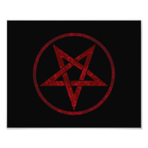 Foto Pentagram del diablo Rojo