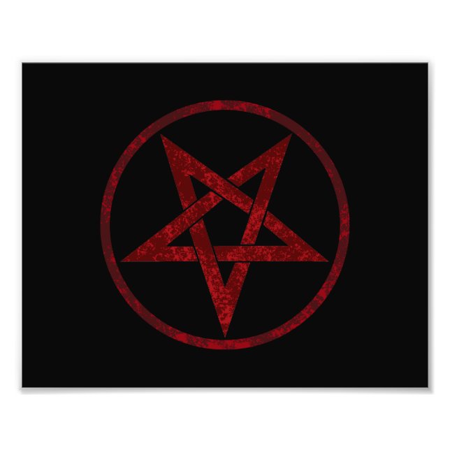 Foto Pentagram del diablo Rojo (Frente)