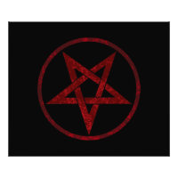 Pentagram del diablo Rojo