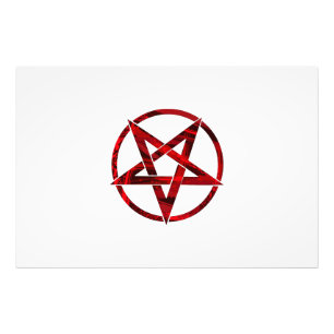 Foto Pentagram del diablo Rojo