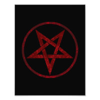 Pentagram del diablo Rojo