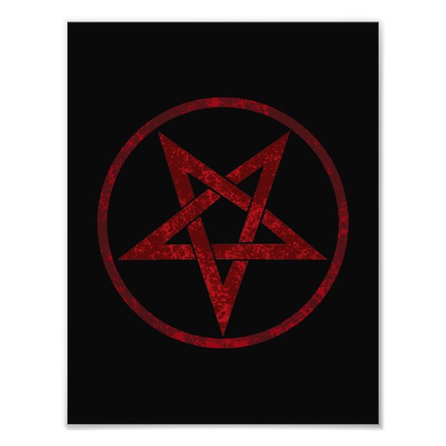 Foto Pentagram del diablo Rojo (Frente)