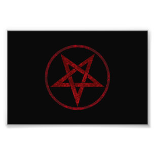 Foto Pentagram del diablo Rojo