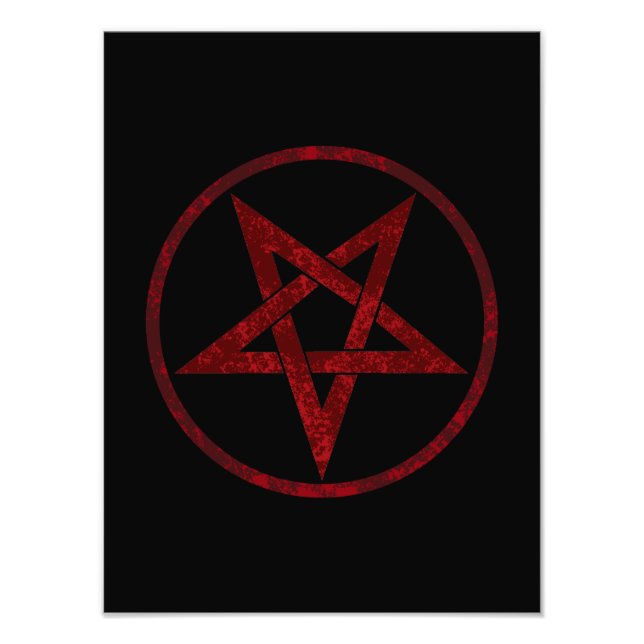 Foto Pentagram del diablo Rojo (Frente)