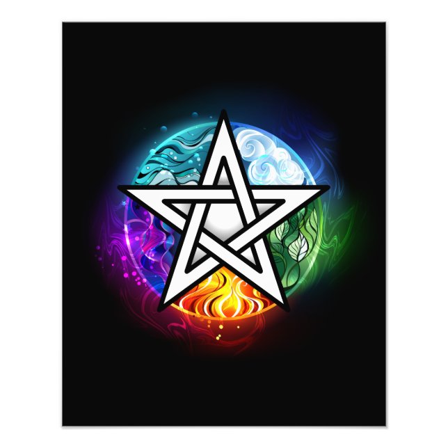 Foto Pentagrama de Wiccan (Frente)